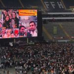 Social Wall in der Commerzbank-Arena