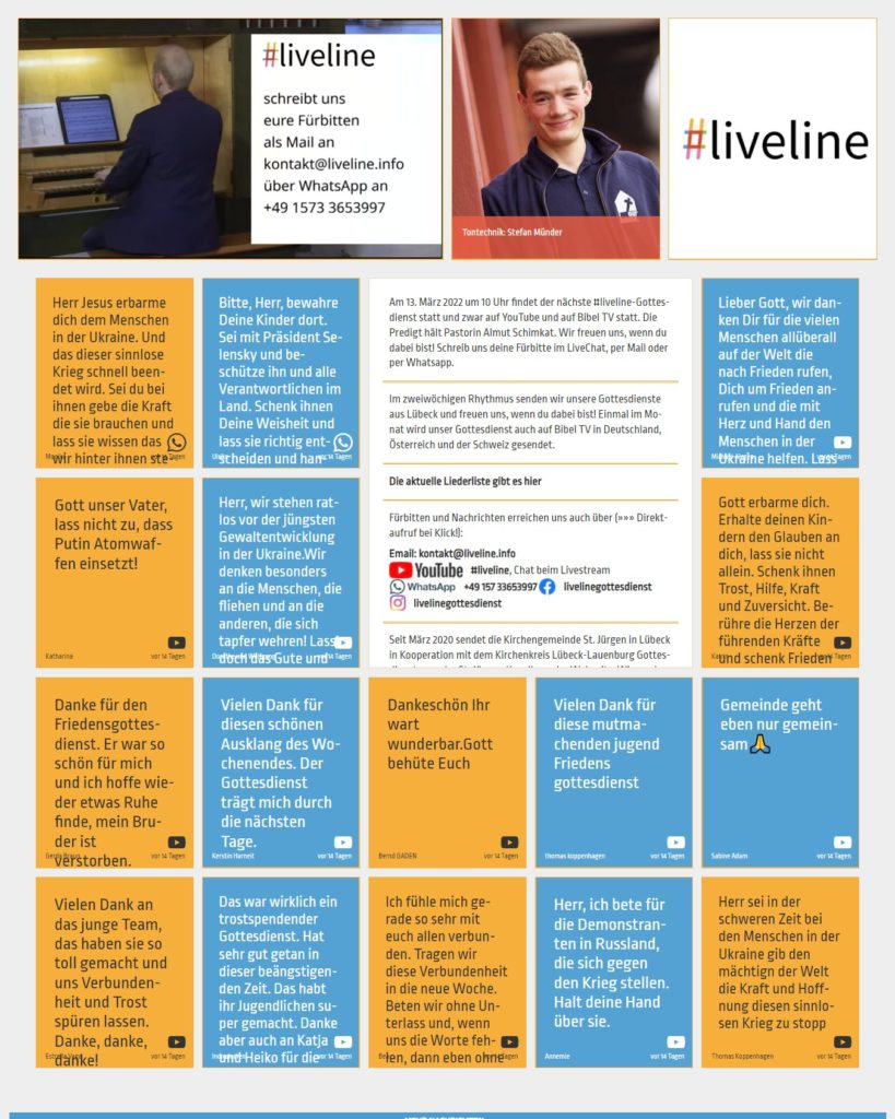 Social Wall liveline